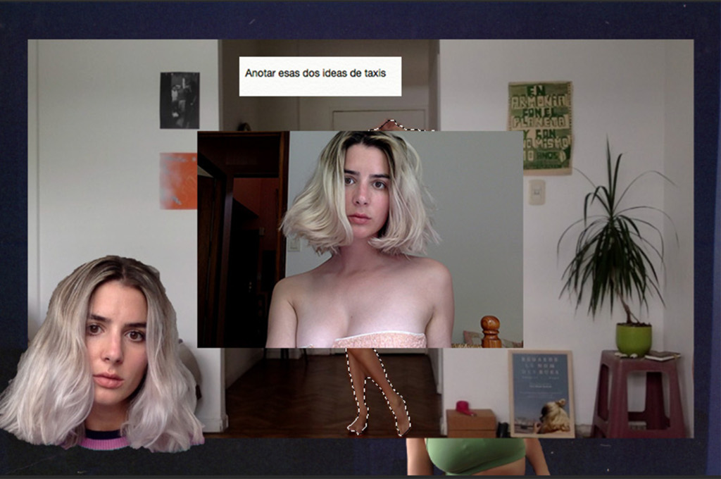 collages self portrait from 2020